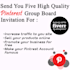 invite you to 5 high  traffic pinterest boards with gift