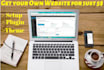 install and customize your personal wordpess website