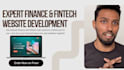 create custom finance, fintech and ai website development for business