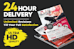design an ultra professional fitness or business flyers