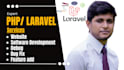 be your website developer by php and laravel