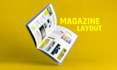 make professional magazine layout and book design