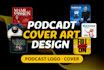 design a professional podcast cover art