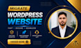 move, backup, transfer, migrate wordpress website, wordpress website migration