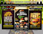 design food flyer or poster, restaurant menu