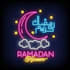 make a logo or illustration design using the neon style