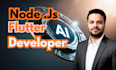 develop full stack web mobile apps using node js, react native and flutter