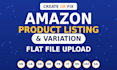 create and merge amazon variation listings and fix parent child errors