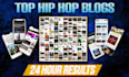 promote your music on 2 global hip hop music blogs