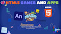 make an HTML5 game or app with phaser or animate