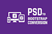 convert psd to html responsive using bootstrap 4