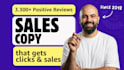 write sales copy, ad copy, social media ads for conversions