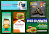 design professional web banner, header, banner ad or a flyer