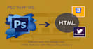 convert PSD to responsive html and custom theme