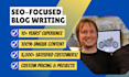 provide SEO blog writing, copywriting and content writing