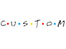 make a custom friends logo