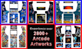 design arcade cabinet artwork and wraps