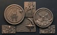 design a custom 3d medal, coin or badge