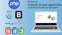 develop website using PHP, laravel and codeigniter
