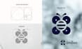 design a modern golden ratio grid logo for your brand