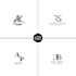 design professional flat minimal clean logo design