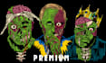 draw creepy zombie character