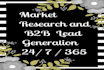 do market research, b2b lead generation, data collection, data entry