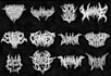 draw a metal band logo