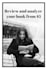 beta read, review, and analyze your book