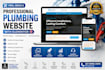 build a modern plumbing business website with elementor