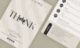 create premium package insert, product thank you card design