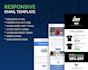 create responsive welcome email, order confirmation email