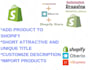 upload add products to shopify store using oberlo