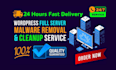 do full server malware removal and cleanup for wordpress