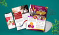 design flyer, sale sheet, poster, post card with faster