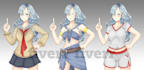 draw a visual novel anime character