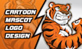 design quirky mascot, character, and cartoon logo