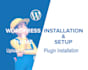 install wordpress, theme just like the demo