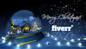 create a christmas holiday intro video
