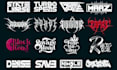 create typography hand lettering urban streetwear clothing brand t shirt logo