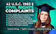 draft civil rights complaints and claims under 42 usc 1983