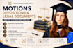 provide pro se litigation legal support and draft legal motions and oppositions