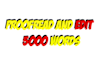 proofread up to 5000 words in under 24 hours