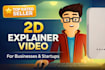 create professional 2d animated explainer videos