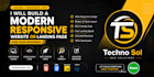 build a modern responsive website or landing page for your business