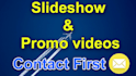 do cinematic photo slideshow video for business and family