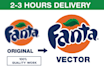 vector tracing , redraw logo to ai,eps,svg,png,pdf