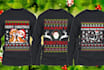 create ugly christmas sweater and t shirt design