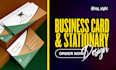 design a custom business card and stationery for your brand