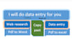 do web research and data entry